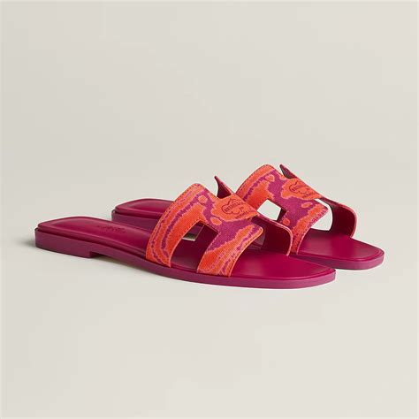 hermes orange fluffy sandals|oran sandals hermes.